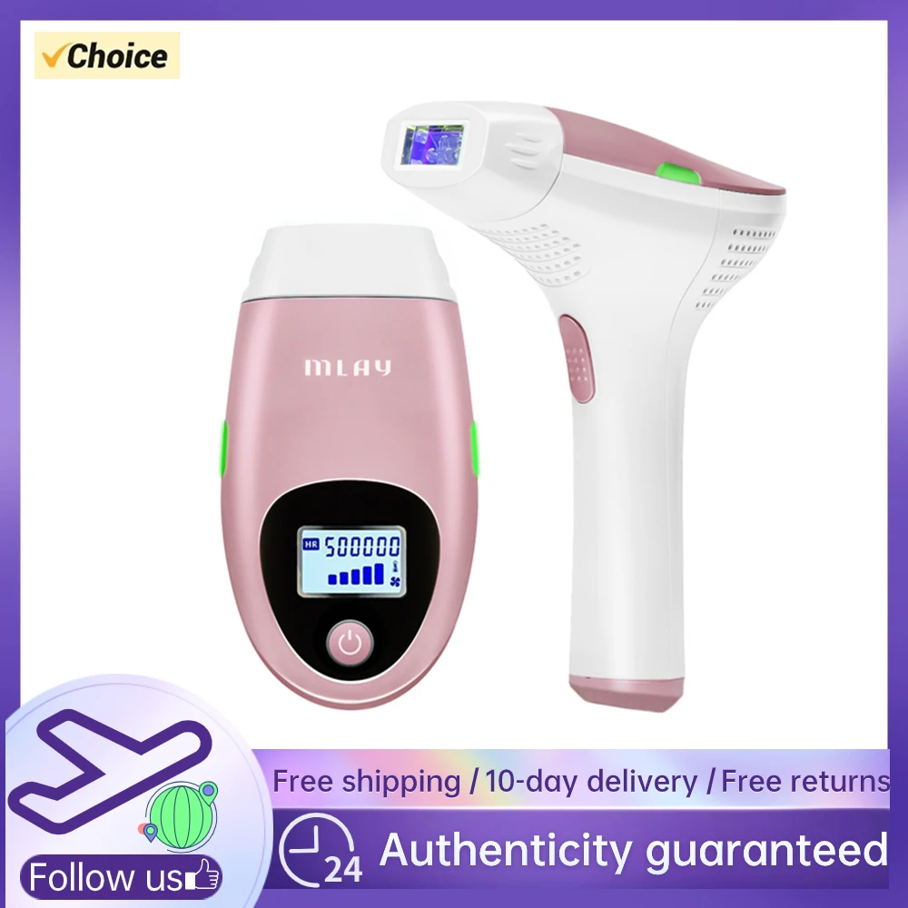 

MlayT3 IPL Depiladora Laser Hair Removal Device with 500000 Shots Bikini Body Face Hair Removal Machine Laser Epilator for Women