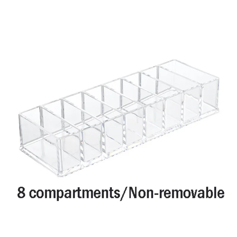 Clear Acrylic Makeup Cosmetics Organizer Storage Box Compact Jewelry and Cosmetic Storage Box for Vanity and Dresser