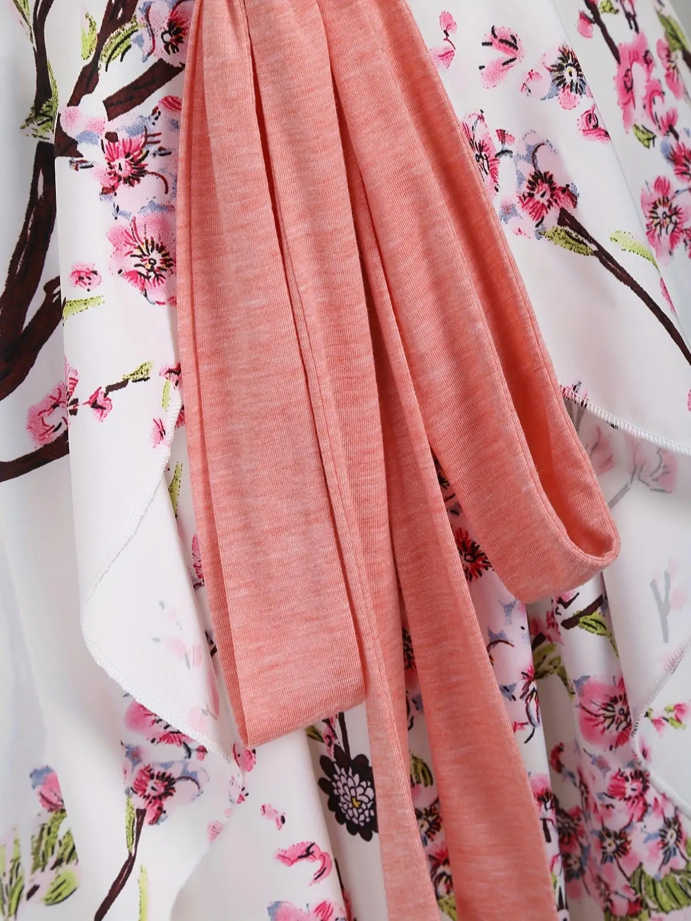 Europe and the United States New Spring and Summer Mosaic Printing Long Suspender Dress Women