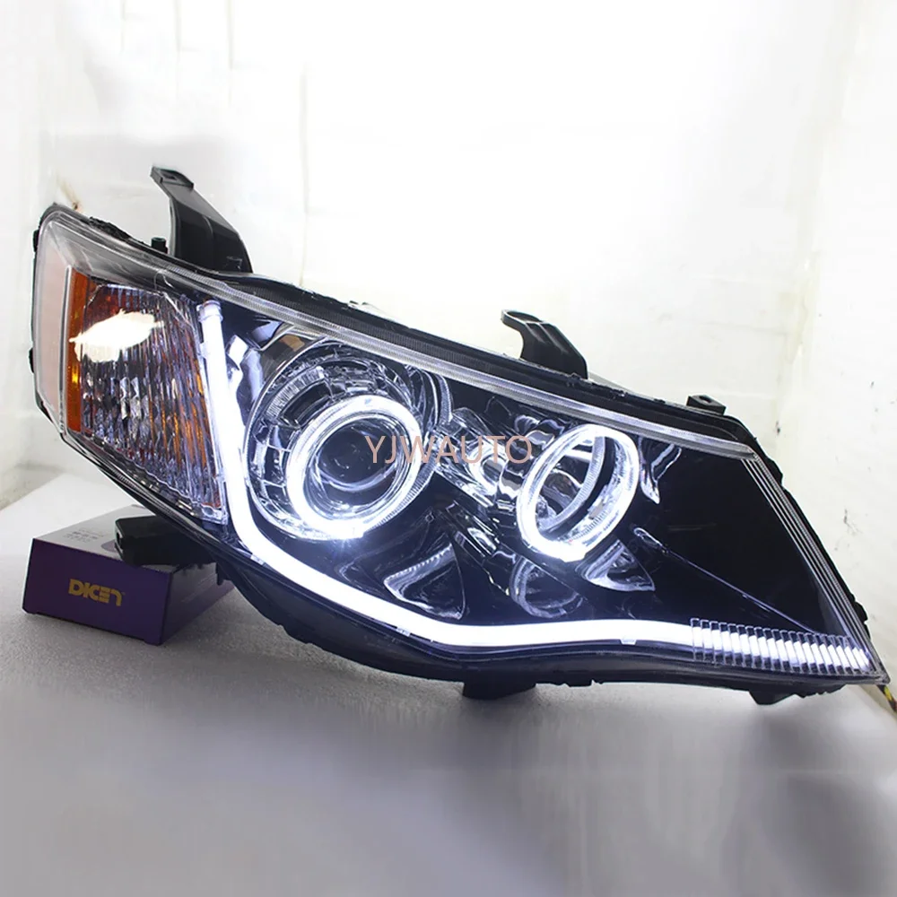 For Mitsubishi Outlander EX 2007~2009 Headlamp Assembly Car Headlights with Day Running Light Whole Front Lamp Assembly