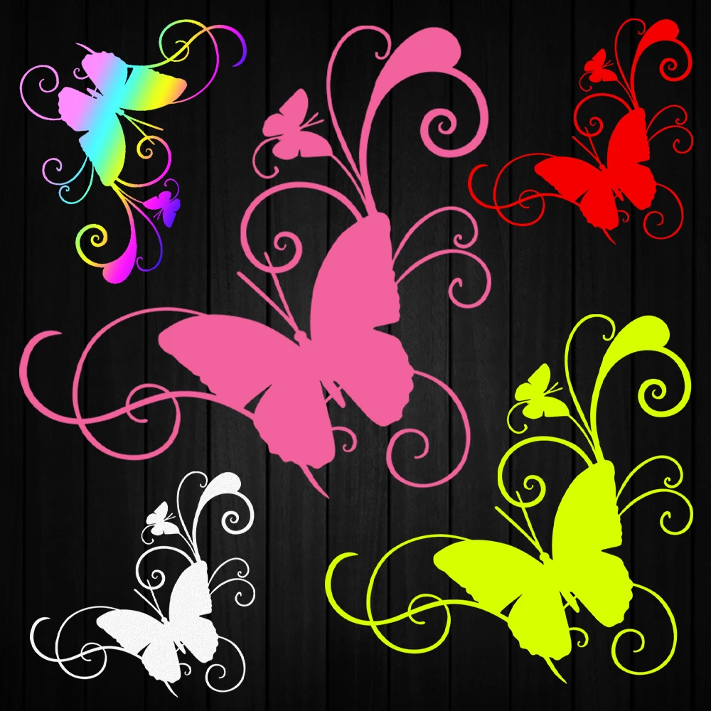 Butterfly Reflective Motorcycle Stickers Moto Body Helmet Decal Accessories for Honda Forza 350 125 CB650R Hornet xadv x adv 750