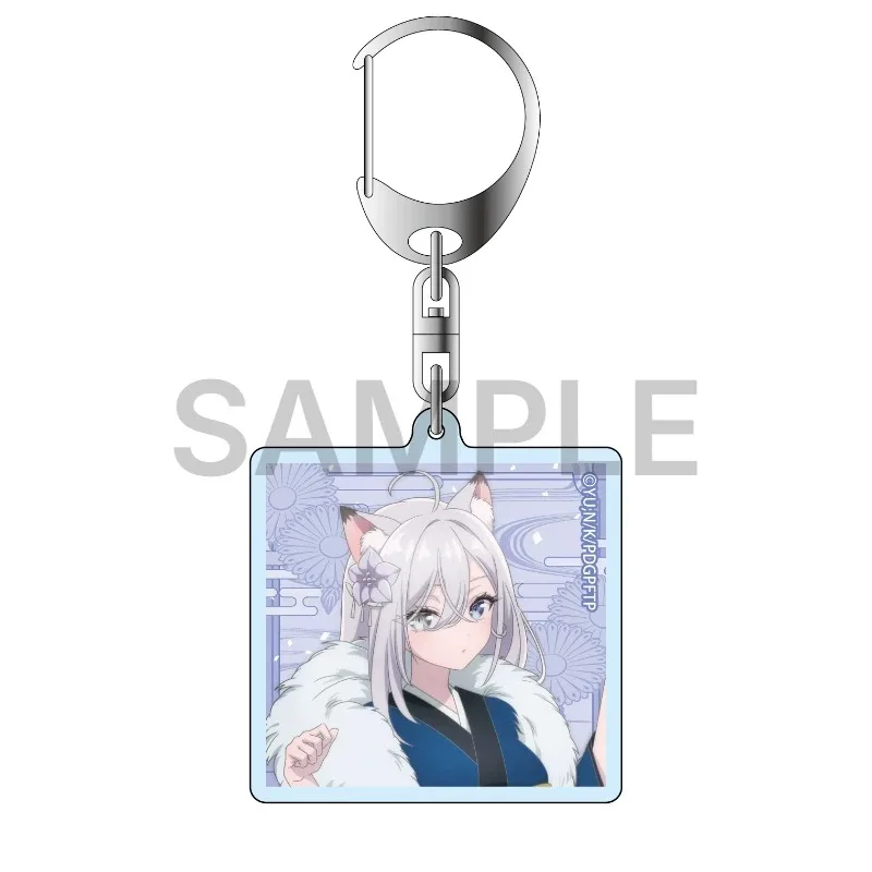 Anime Playing Death Games to Put Food on the Table Night of Ghosts and Monsters Ver Yuki Acrylic Pendant Keychains Bag Charm