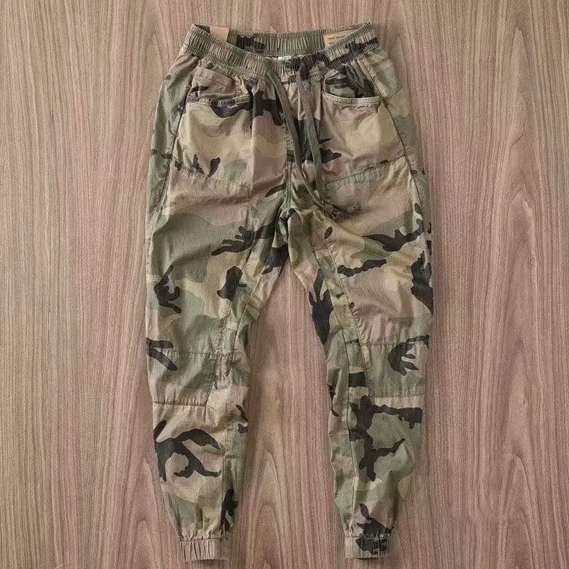 Pants for Man Camouflage Workwear Trousers Summer Abrasion Resistant Plus Size Relaxed Construction Site Durable Long Pants