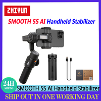 ZHIYUN SMOOTH 5S AI Tracking Handheld Gimbal Stabilizer 3-Axis Stabilizer For iPhone Xiaomi Huawei Samsung Smartphones