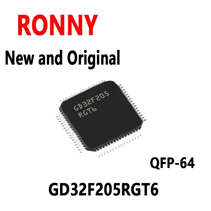 1PCS NewandOriginal LQFP-64 GD32F205RGT6 GD32F205RCT6