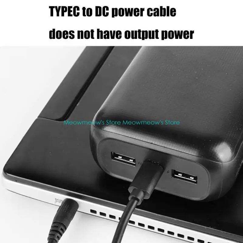 W91A USB C PD do 12V DC5.5x2.1 mm Kabel zasilania do ładowania elektroniki