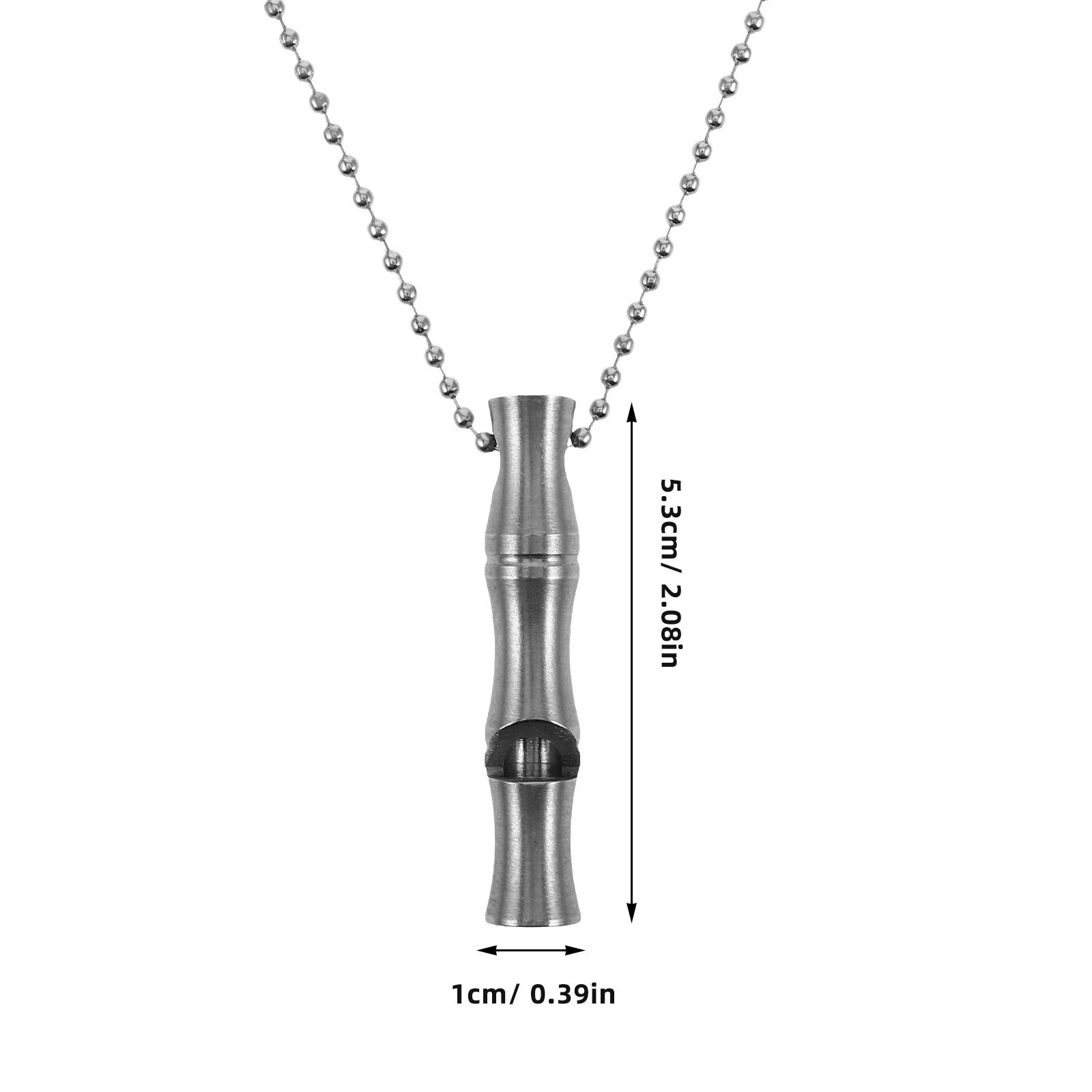 Compact Metal Whistle for Outdoor Adventures High Decibel Emergency Signal Tool for Campers Hikers and Pet Trainers