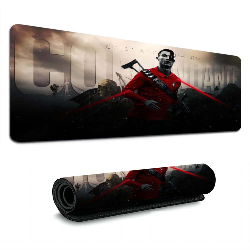 C-Cristiano R-Ronaldo-CR7 Hot Rubber Mouse Durable Desktop Mousepad Size for large Edge Locking Game Keyboard Pad