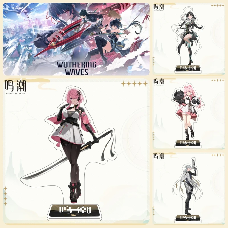 Game Wuthering Waves peripheral Gifts Jiyan Yinlin CALCHARO Acrylic Figure Stand Model Cosplay Cute Desk Display Ornament Props