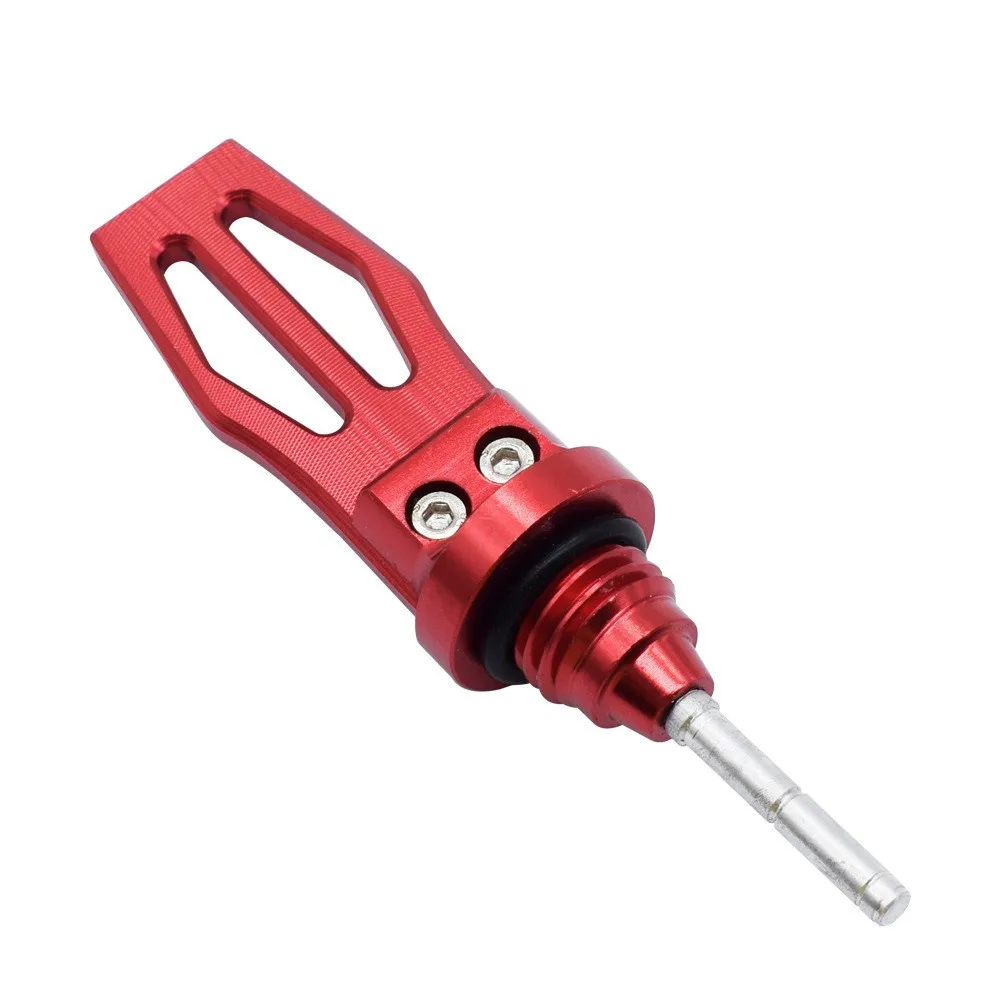 Universal Aluminum Alloy Oil Dipstick with Modified Screw Cover GY6 Motorcycle Accessories for Measuring Oil Level