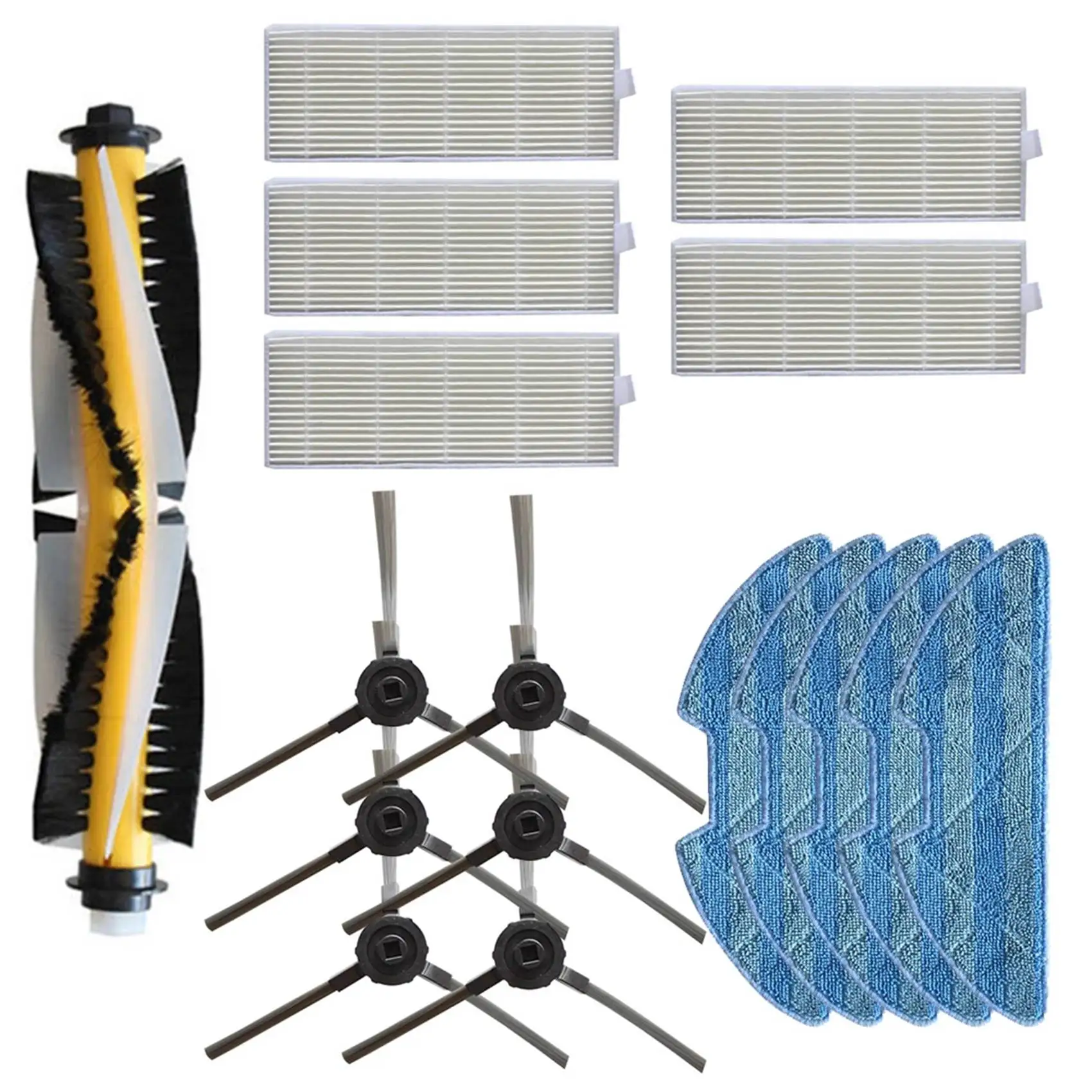 For REDMOND RV-R500 Vacuum Motor Fan Replacement Kit Cleaner Robot Side Brushes Hepa Filters Accessories Parts Filter