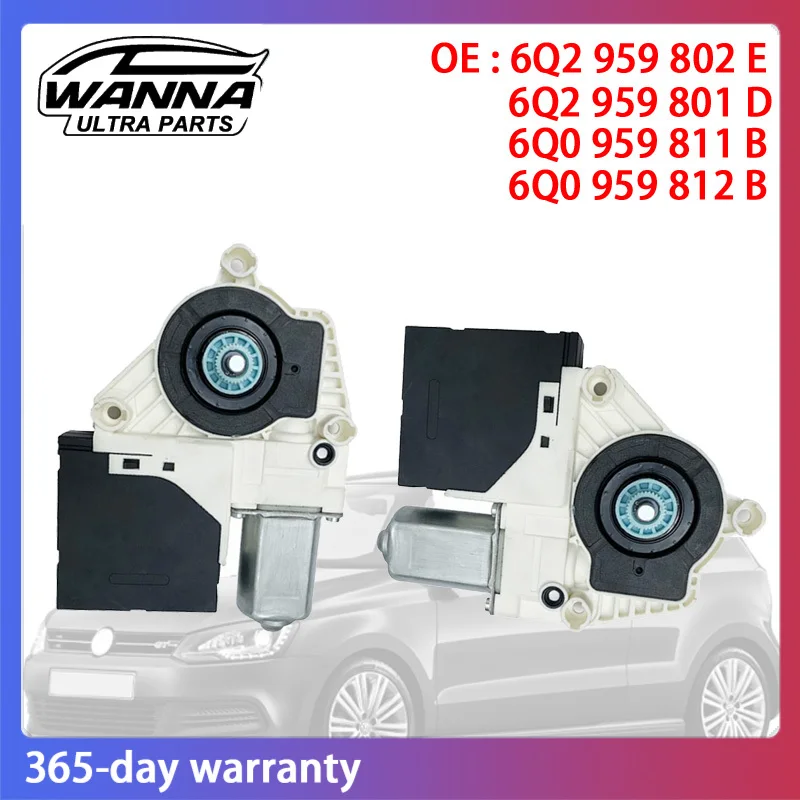 

OE Quality 6Q2959802E 6Q2959801D 6Q0959811B 6Q0959812B Front Left Right Window Lifter window regulator Motor for VW POLO Sedan