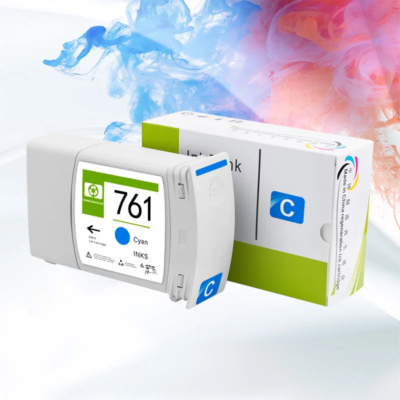 6Colors/Set For HP 761 Compatible Ink Cartridge Full With Pigment Ink For HP DesignJet T7100 T7200 Printer 6Colors