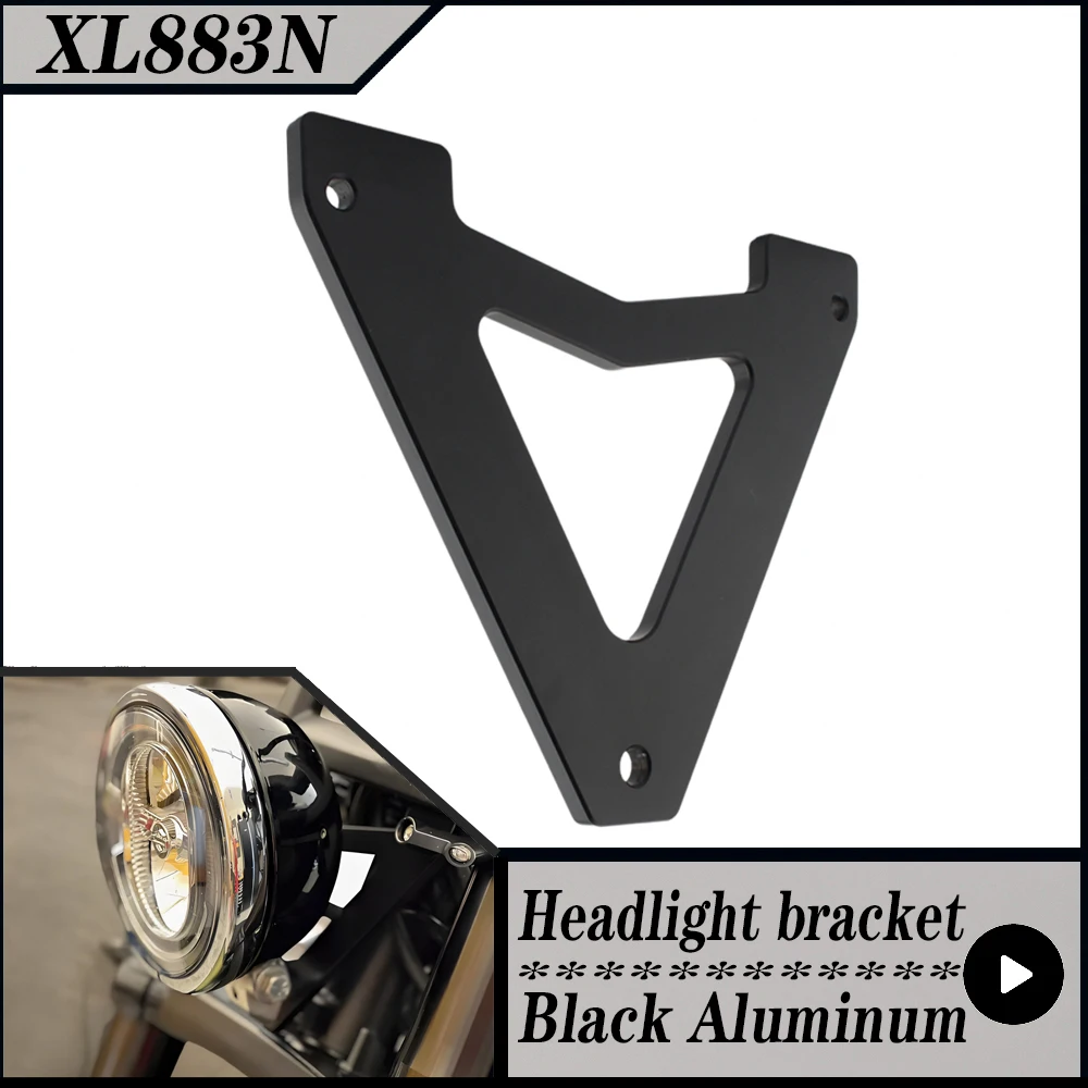 FOR Harley-Davidson Sportster 883 Iron XL883N Iron883 XL883 N 2021-2024 Motorcycle Headlight Headlamp Bracket Aluminum