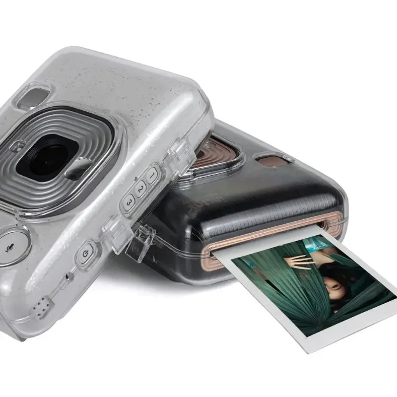 جراب واقي شفاف من الكريستال البلاستيكي ، حقيبة تخزين الكاميرا الفورية ، غطاء لـ Fujifilm Instax Mini Liplay
