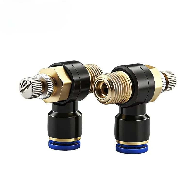 Air Speed Controller SL Series SL4~ SL12 Throttle Valve for Pneumatic Pipe Connection