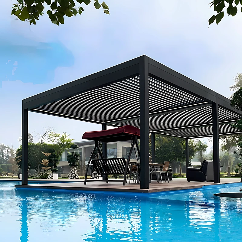 Leanto Sunshade Aluminum Parts for Garden Gazebo Outdoor Patio Backyard pergola