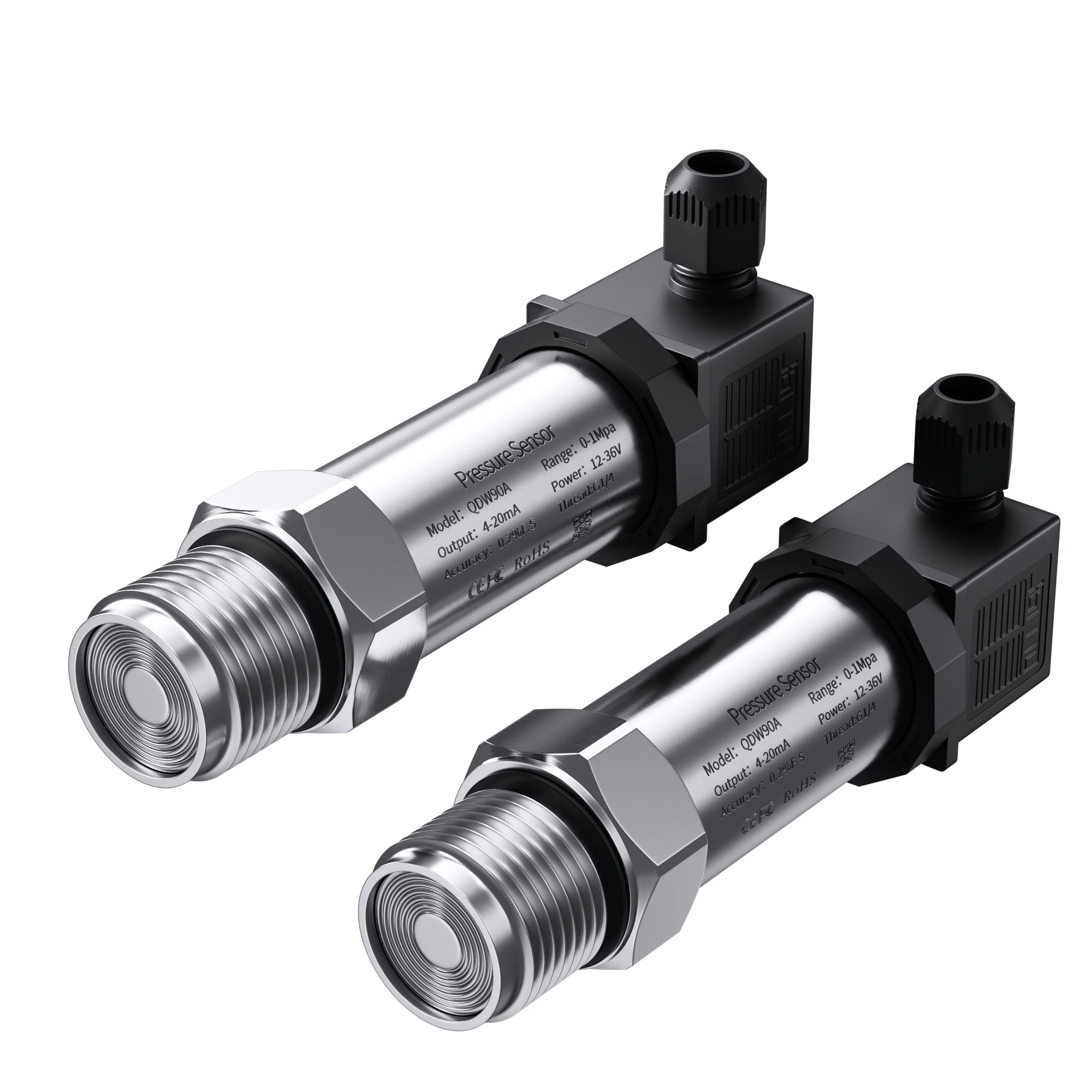 جهاز إرسال الضغط 10bar 20bar 50bar 100bar جهاز إرسال الضغط المسطح 4-20MA 0-10V 0-5V مستشعر الضغط #3