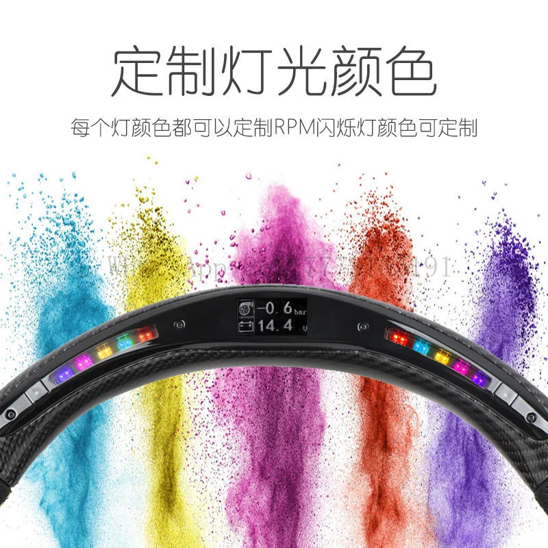 

Suitable for BMW E60 E63 M5 M6 Modified Carbon Fiber LED Steering Wheel