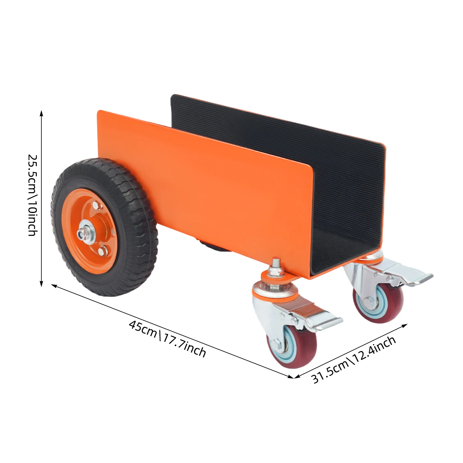 Troli Panel Berat 300KG, Troli Papan Panel, Troli Pengangkut untuk Medan Berat, Troli Transportasi Baja Paduan untuk Lokasi Konstruksi, Pabrik
