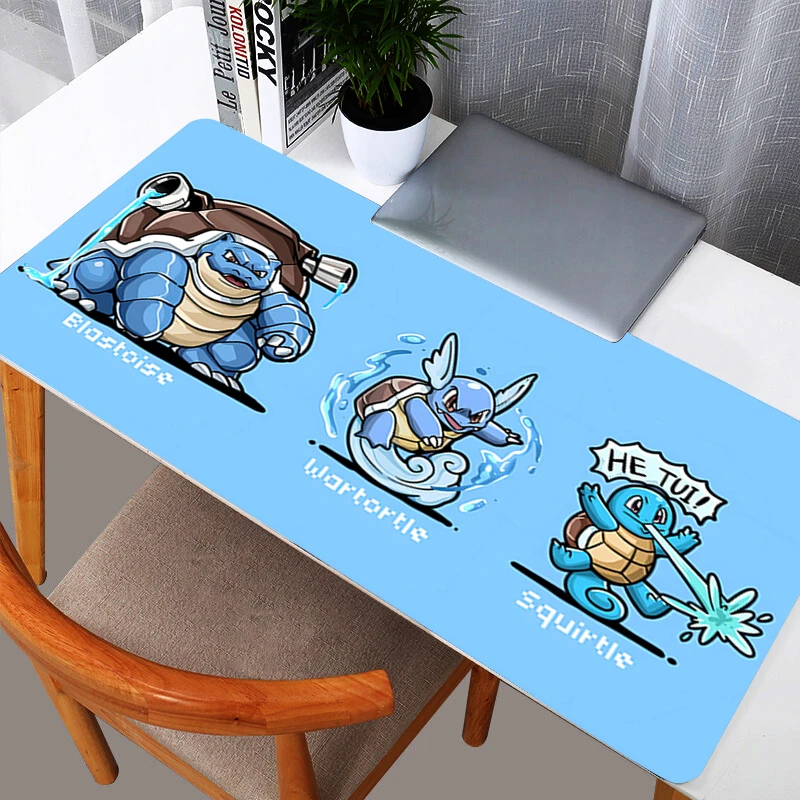 Mouse Pads Pokemon Pikachu Anime Durable Gamer Desk Mat PC Computer Sexy Anime Mousepad Keyboard Gaming Accessories Mausepad