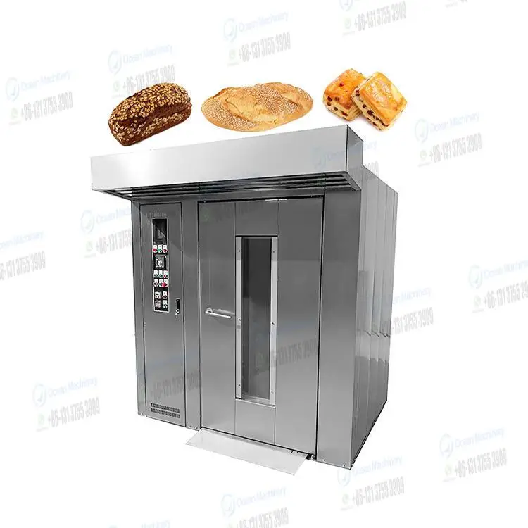 Hot Air Rotation Commercial Pizza Ovens Built-in Ovens Diesel Rotary Oven Machine