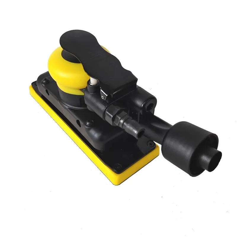 70x198 Dustless Random Orbital Sander 2.5 Air Pneumatic Polisher 198 Eccentric Square Sanding Machine Vibrating Sanding