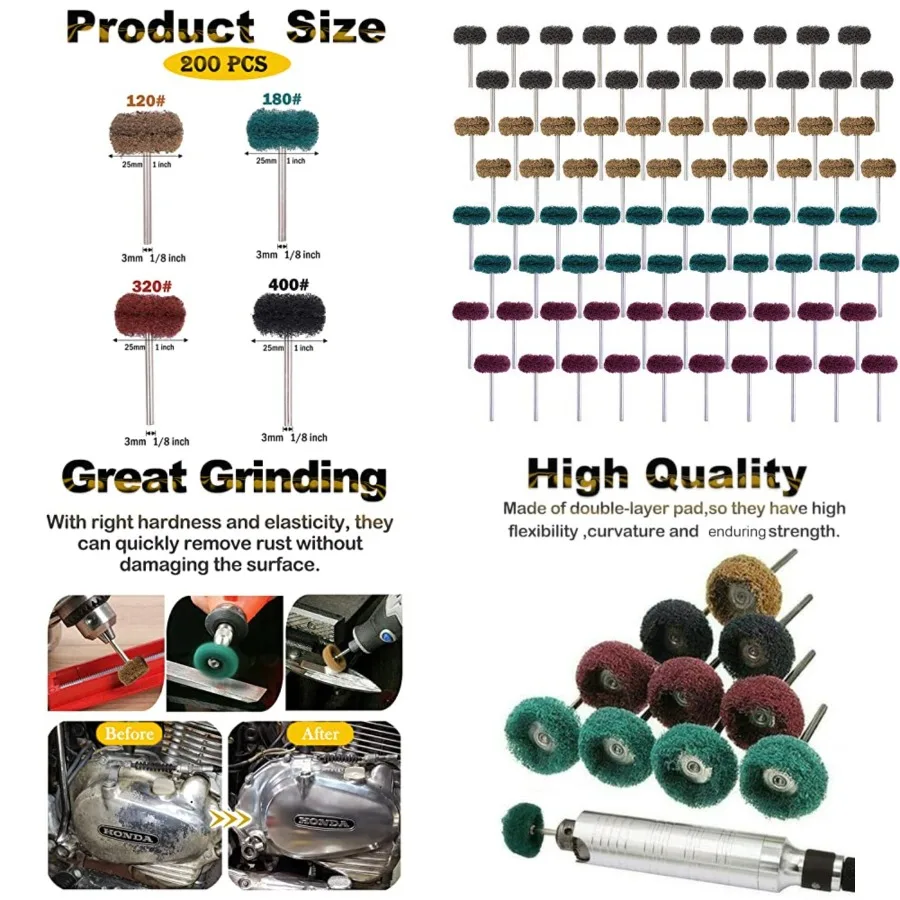 80Pcs 1" 25Mm Abras…