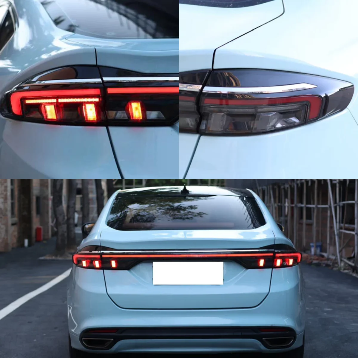 

Car LED Additional Brake lightv Tail Lamp assembly for Ford mondeo 13-18 Warning Lamp with dynamic Turn Signal