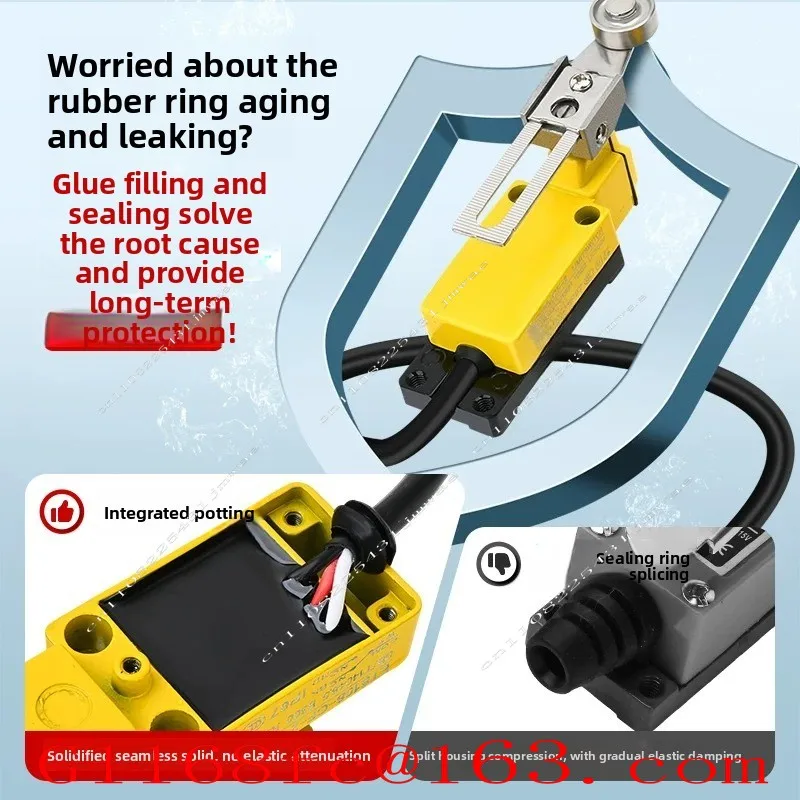 Waterproof Travel Switch Micro Reset ET8108 Small Dustproof Elevator Sensing Touch Limit Device Parts