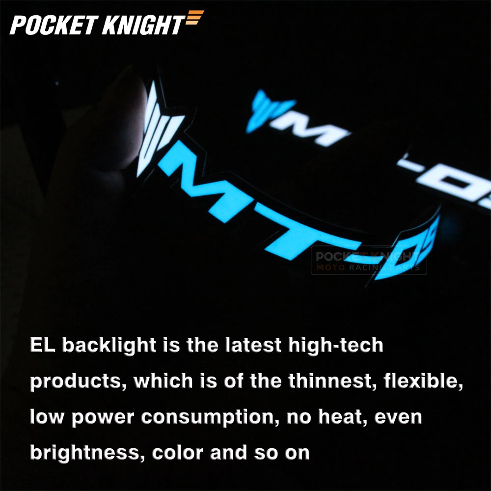 For YAMAHA MT09 Tracer 900 MT07 MT03 MT25 MT10 MT01 MT 09 07 03 Motorcycle LED Light Fairing Body Sticker Logo Decoration Lamp - view 4