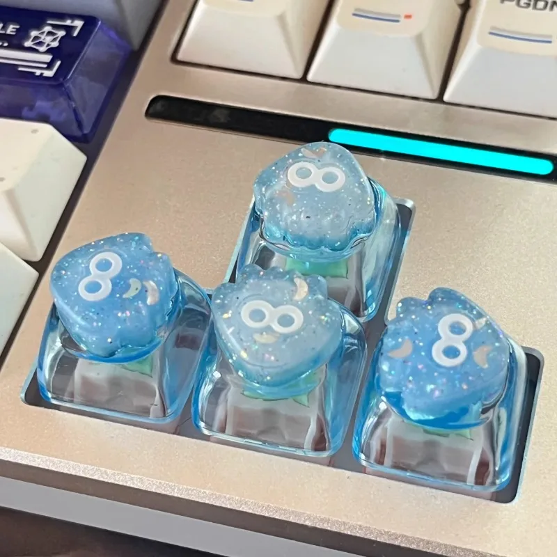 

In Stock Splatoon3 Jet Warrior Three-dimensional High Appearance Horizontal Octopus Keyboard Cap
