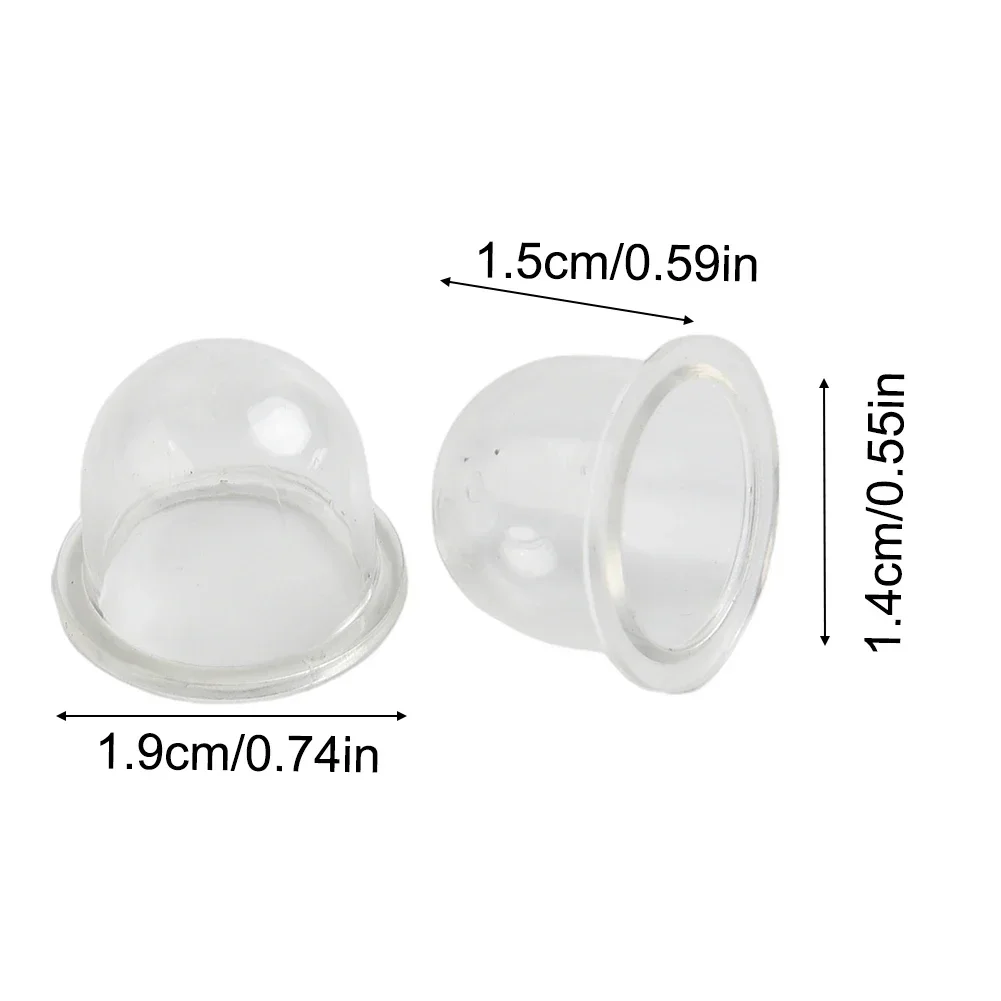 

Kit Fuel Primer Fuel Primer Bulb Replacement Accessoreis Brushcutters Convenient Light Petrol Plastic Primer 10pcs
