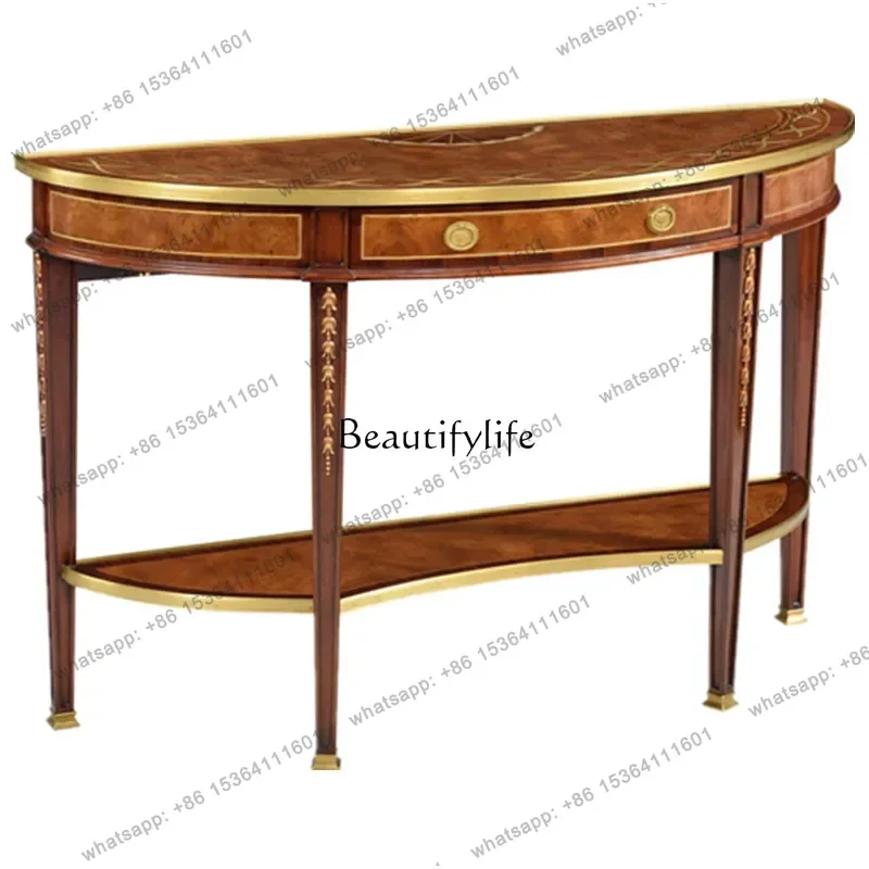 LD Sofa Back Several Porch Cabinets Decorative Display Cabinet Solid Wood Porch Table