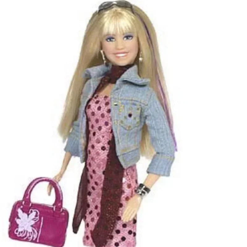 Disney Hannah Montana Doll Miley Stewart Fashion Princess Doll Joint Movable Beautiful Girl Play House Toy Anime Figures Gifts