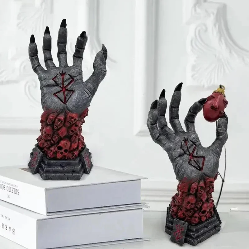 Berserk Hand Of God Anime Figure Devil Hand Figurine Resin Hand Of God Statue Collectible Model Doll Toys Gift Home Decor