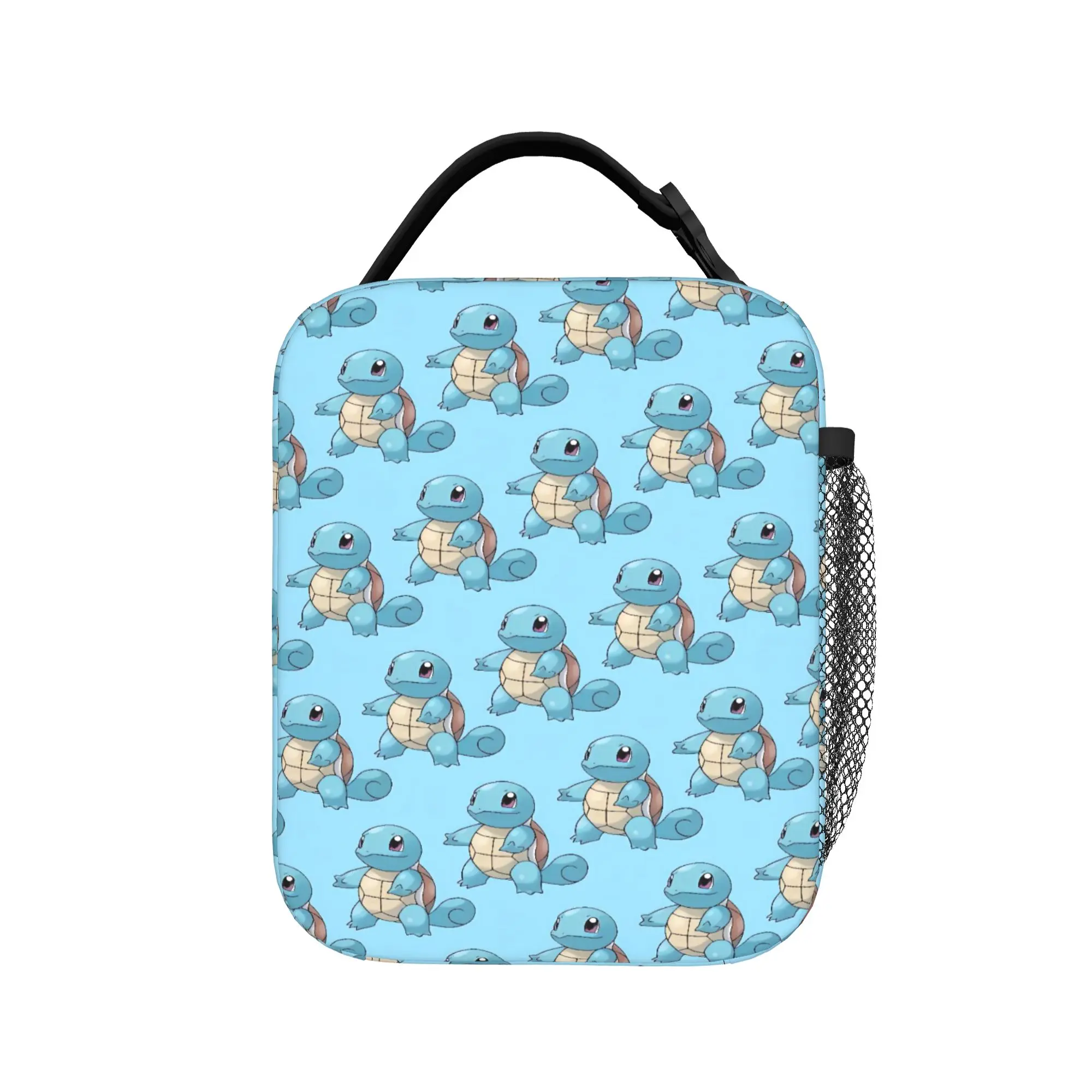 Squirtle Tiny Anime Lunch Bag  School Lunch Box For Child  Fun Graphic Thermal Lunch Bags Waterproof Convenient Cooler Bag