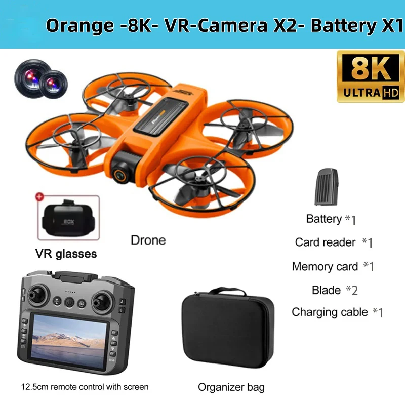 S156 Drone met VR-bril 8K WIFI GPS-positionering Professionele HD-antenne RC-vliegtuig HD Dual Camera Quadcopter Luchtdrone 2025