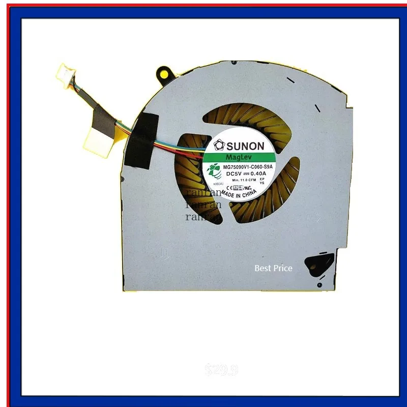 

НОВЫЙ оригинальный охлаждающий вентилятор для процессора и графического процессора ноутбука для серии Dell Alienware 17 R4 R5 P31E