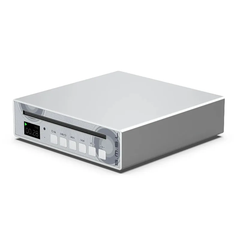 

SMSL PL100 HIFI CD Player High-Power Headphone Output CS43131 Chip Decoder RCA Coaxial Optical Jack 3.5MM Aluminum alloy casing
