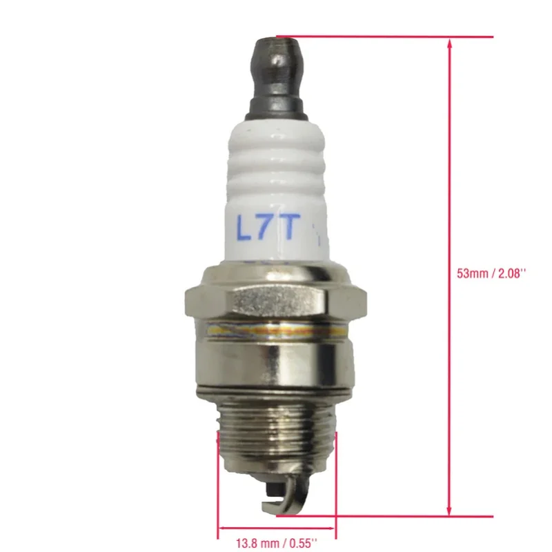 3pcs L7T Spark Plug For Chainsaw and Brush Cutter motosierra gasolina Chainsaws Spare Parts Garden Tools