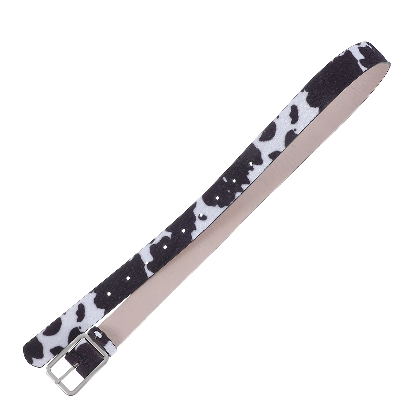

PU Waist Belts for Cows Pattern Adjustable Female Decor Chain Dance PerformanceFemale Waist