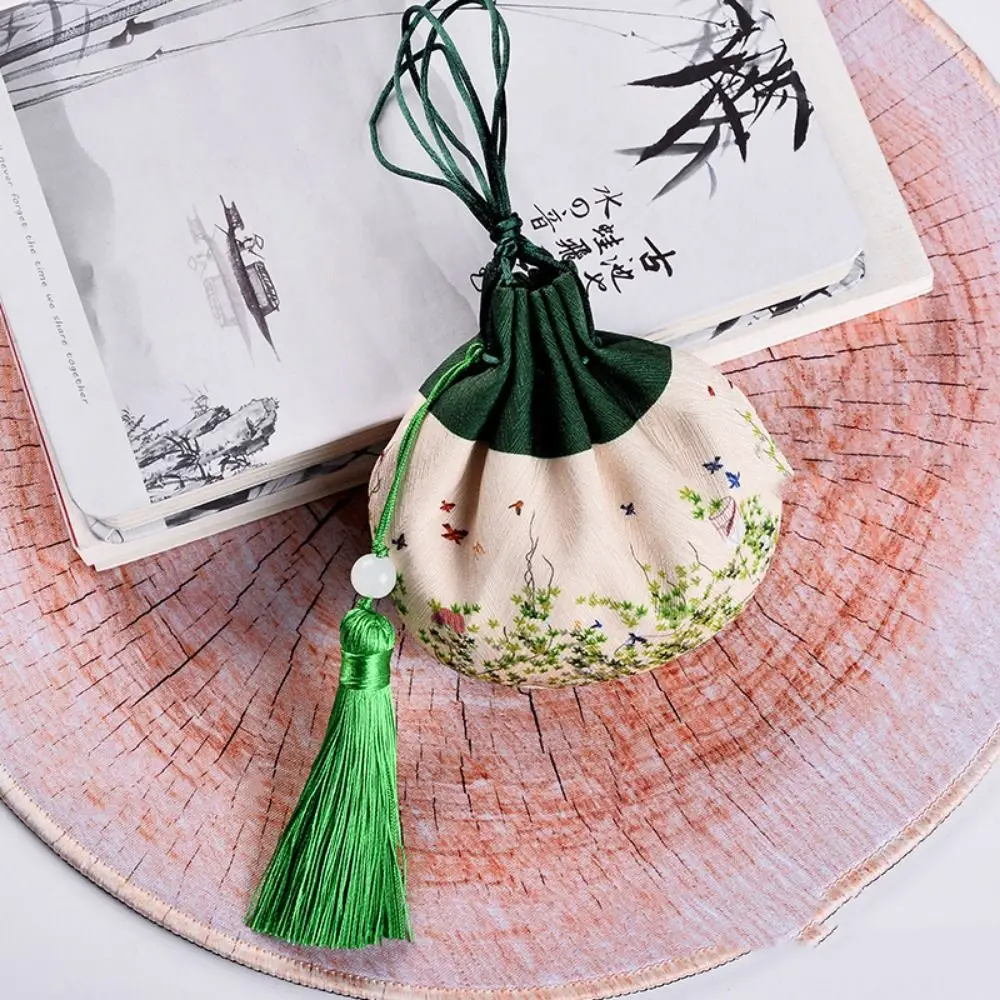 

with Tassel Dragon Boat Festival Sachet Chinese Style Flower Women Jewelry Bag Handmade Hanging Chinese Style Storage Bag