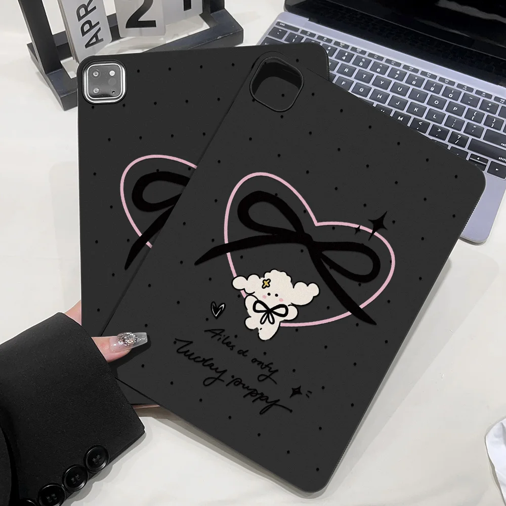 Aesthetic Tablet Case for Apple iPad Pro 9.7 10.5 12.9 13 Air 2 3 11 13 mini 5 6 7 Shell Heart Bow Puppy Sweet Cool Girly Style
