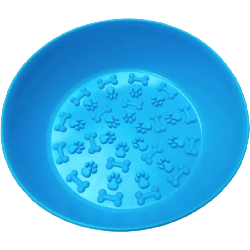 Dog and cat feeding bowl tableware anti-tip pad suction cup plate slow feeding bowl massage licking plate silicone pet bowl