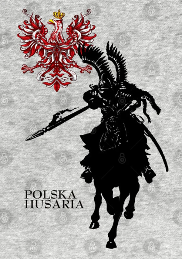 Poland Coat of Arms Light Cavalry Polish Winged Hussar T-Shirt. Summer Cotton Short Sleeve O-Neck Mens T Shirt New S-3XL