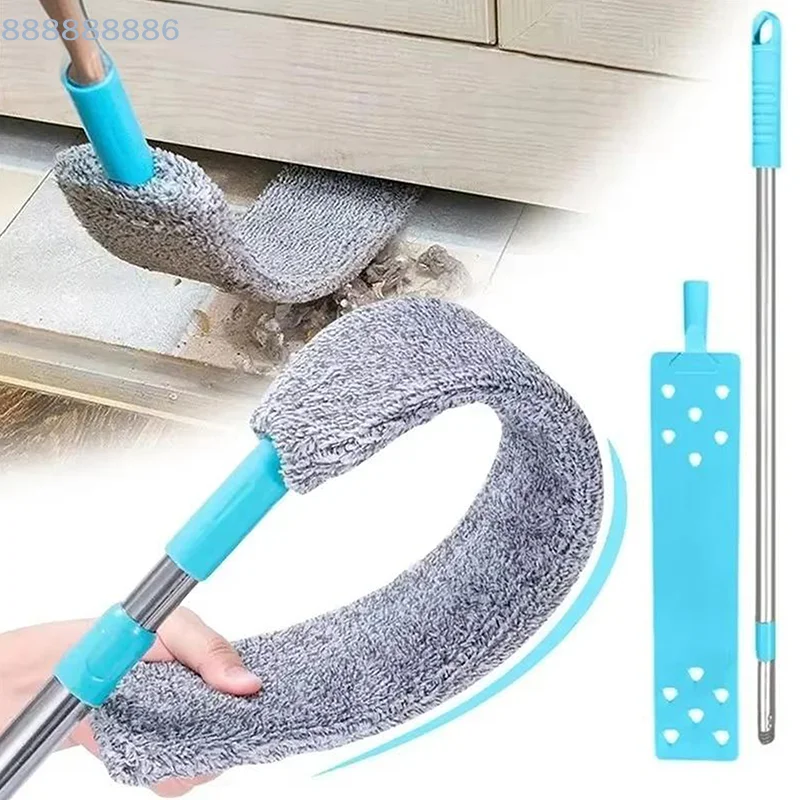 [B]Long Handle Mop Telescopic Duster Brush  Dust Cleaner Bedside Sofa Brush For Cleaning Dust Removal BrushesHome Cleaning Tool
