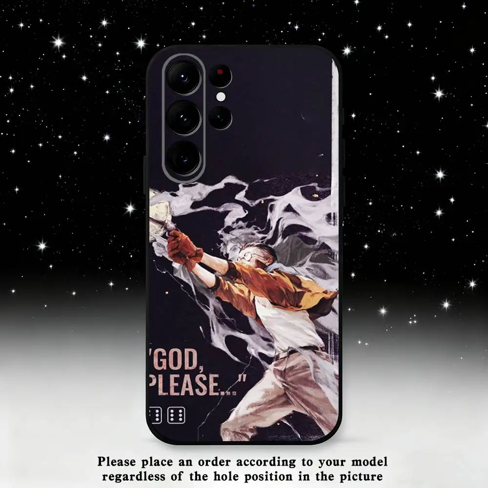 Funda de teléfono Game Disco e-elysium para Samsung S25,S24 Ultra,S20,S30 plus,S22 plus,S23,S30 Ultra 5G, carcasa negra de silicona