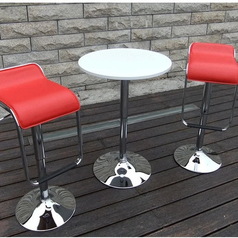 Modern Simple Bar Table with Adjusting Height for Business Negotiations, Commercial Use, and Meetings