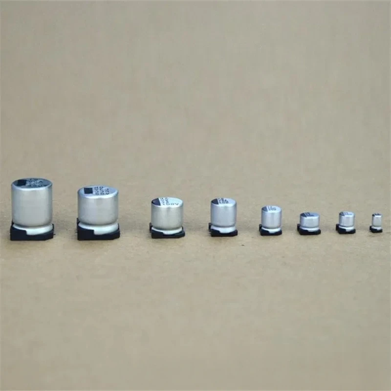 

10pcs/lot Smd Electrolytic Capacitor 2.5v 4v 6.3v 10v 16v 25v 50v 100v 1uf 2.2uf 4.7uf 10uf 33uf 47uf 100uf 220uf 470uf 1000uf
